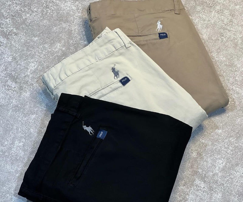 [Kit 3] Calças em Sarja Ralph Lauren