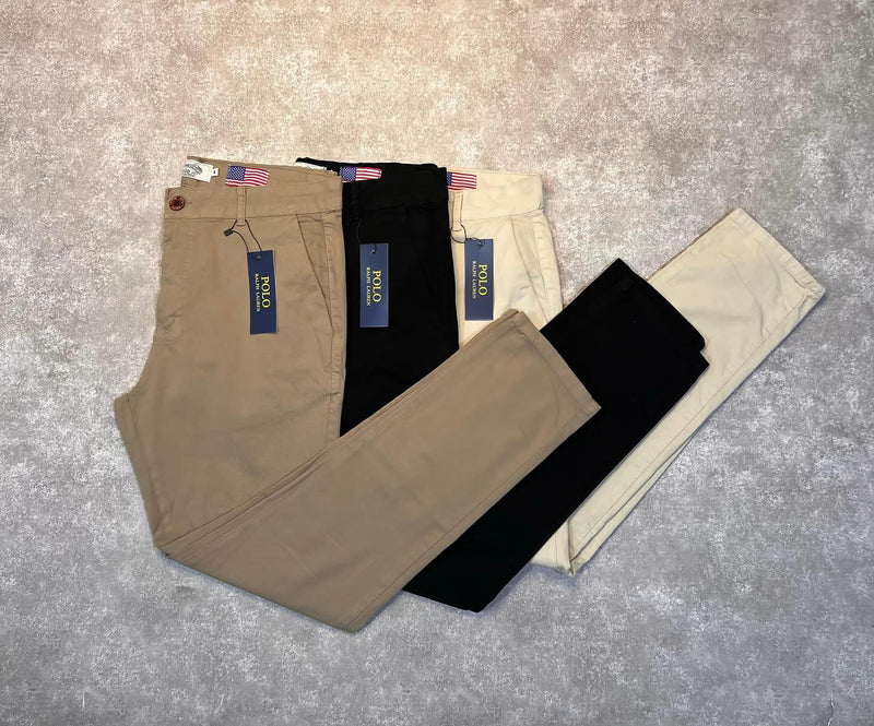 [Kit 3] Calças em Sarja Ralph Lauren