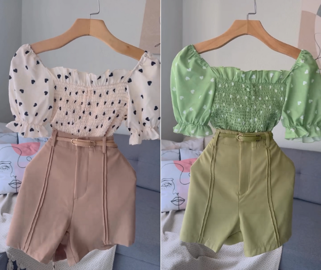 Compre 1 e Leve 2 - Conjunto Mel |Blusa + Short|
