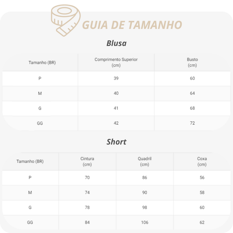 Compre 1 e Leve 2 - Conjunto Paty (Blusa + Short)
