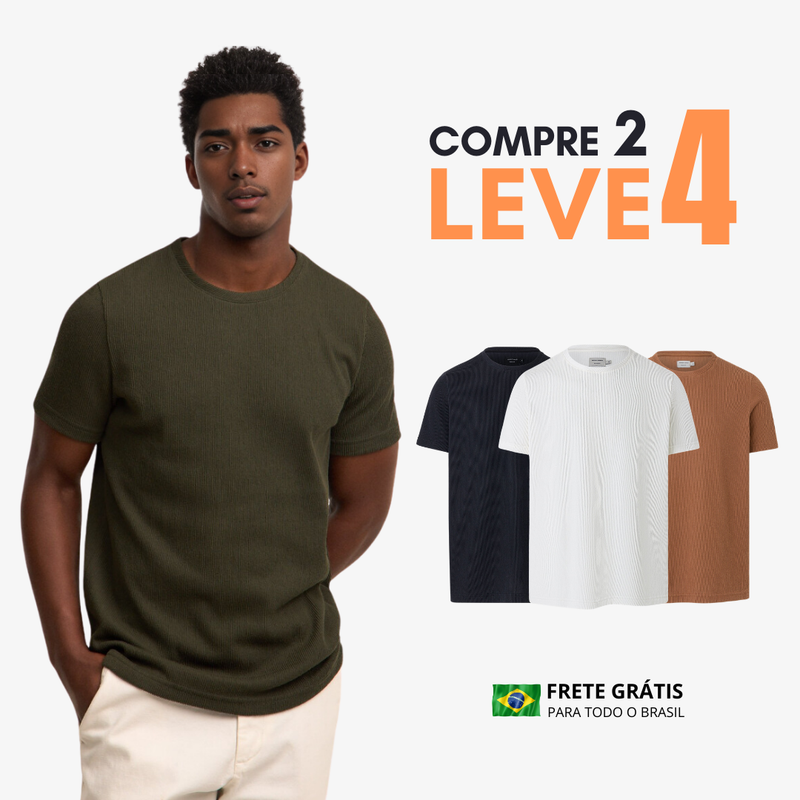 COMPRE 2 E LEVE 4 - Camisa Fiber Premium!