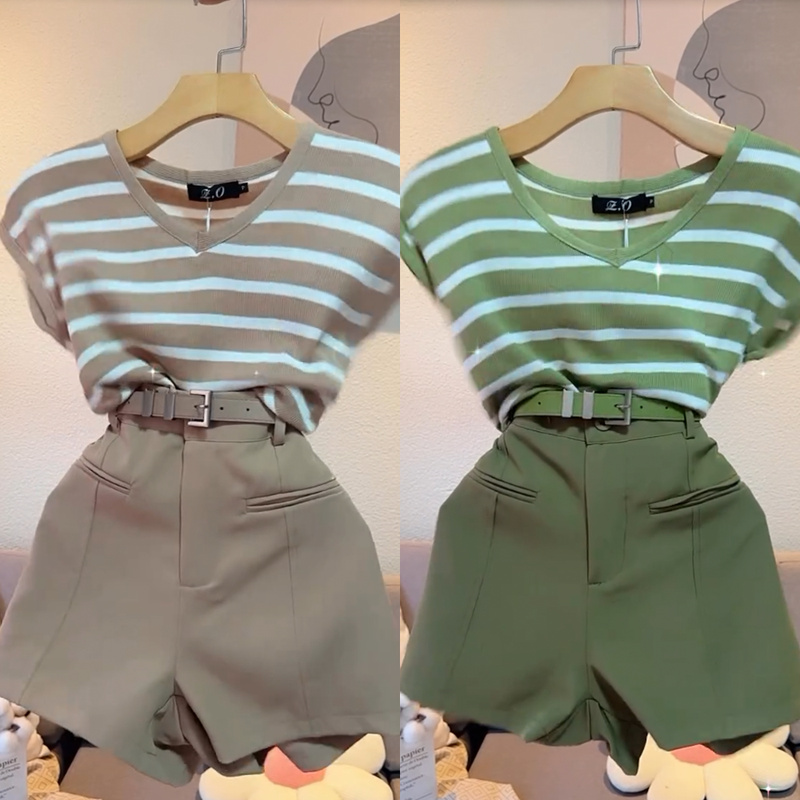 KIT 2 Conjuntos Poly (Blusa + Short)