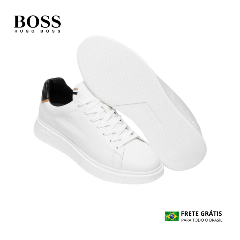 Tênis Sneaker BOSS [em couro]