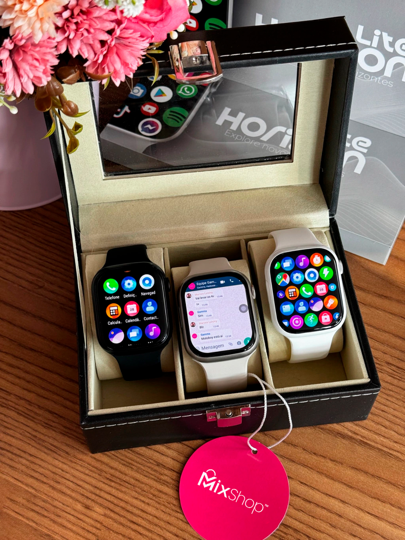 Relógio Smartwatch 4G LITE [PULSEIRAS BRINDE + FRETE GRÁTIS]