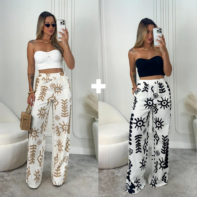 Conjunto Sofi |Calça + Cropped| - PAGUE 1 LEVE 2