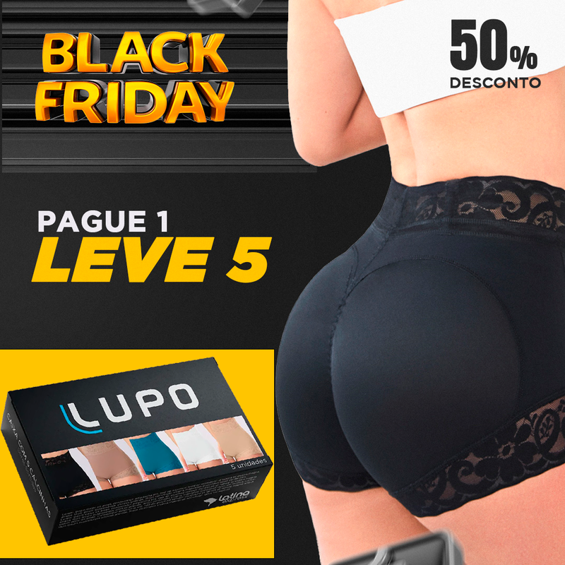 Calcinhas LUPO Shape Max - Compre 1 Leve 5 [LANÇAMENTO BLACK 2023]
