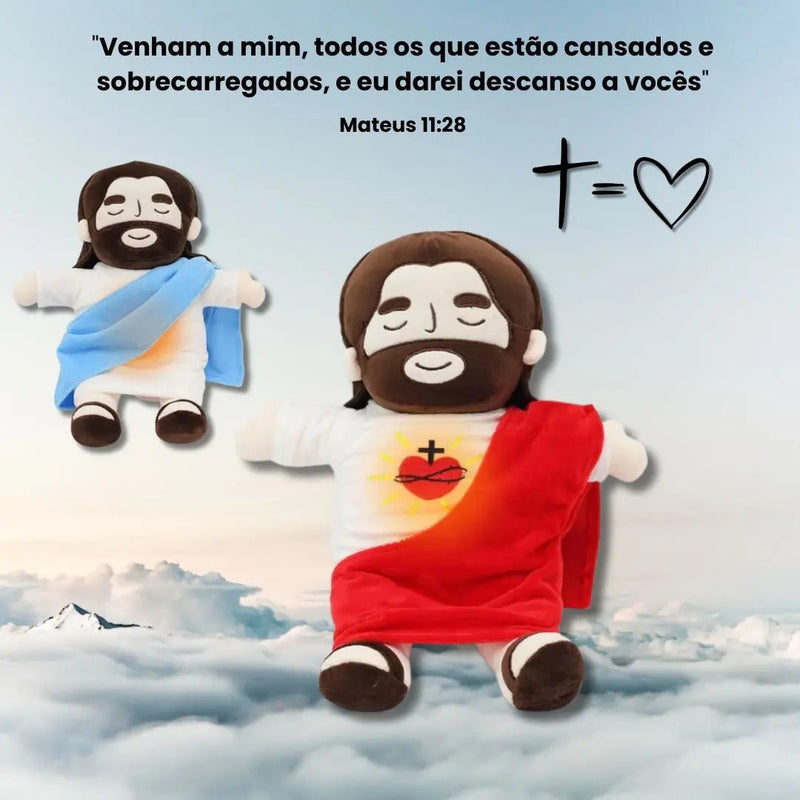 Pelúcia Jesus - que Abraça com Fé e Acalma a Alma [COMPRE 1 LEVE 2]
