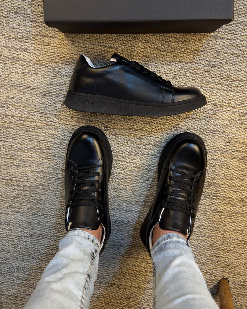 Tênis Sneaker BOSS [em couro]